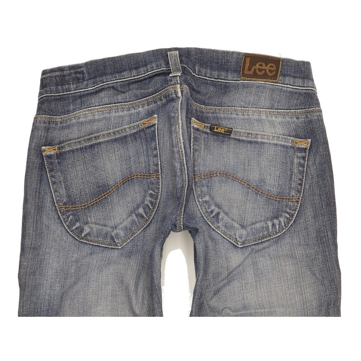 Lee Lynn Women Blue Straight Slim Stretch Jeans W27 L33