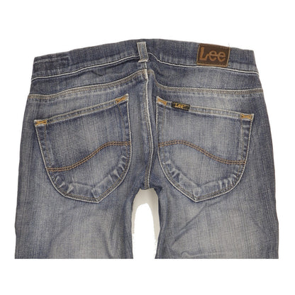 Lee Lynn Women Blue Straight Slim Stretch Jeans W27 L33