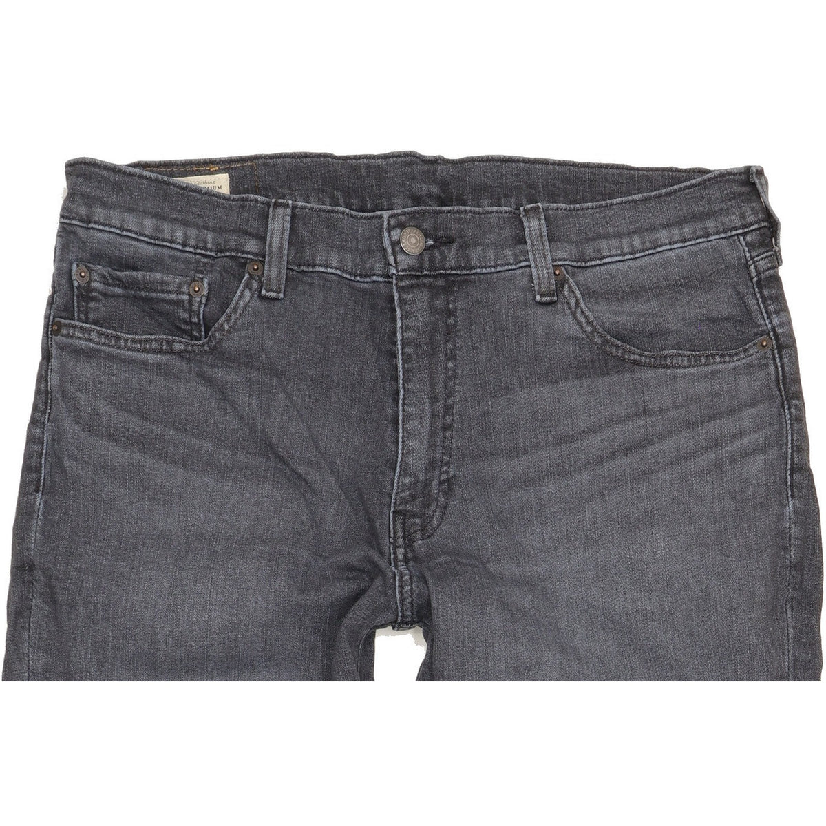 Levi's 511 Men Grey Straight Slim Stretch Jeans W36 L33