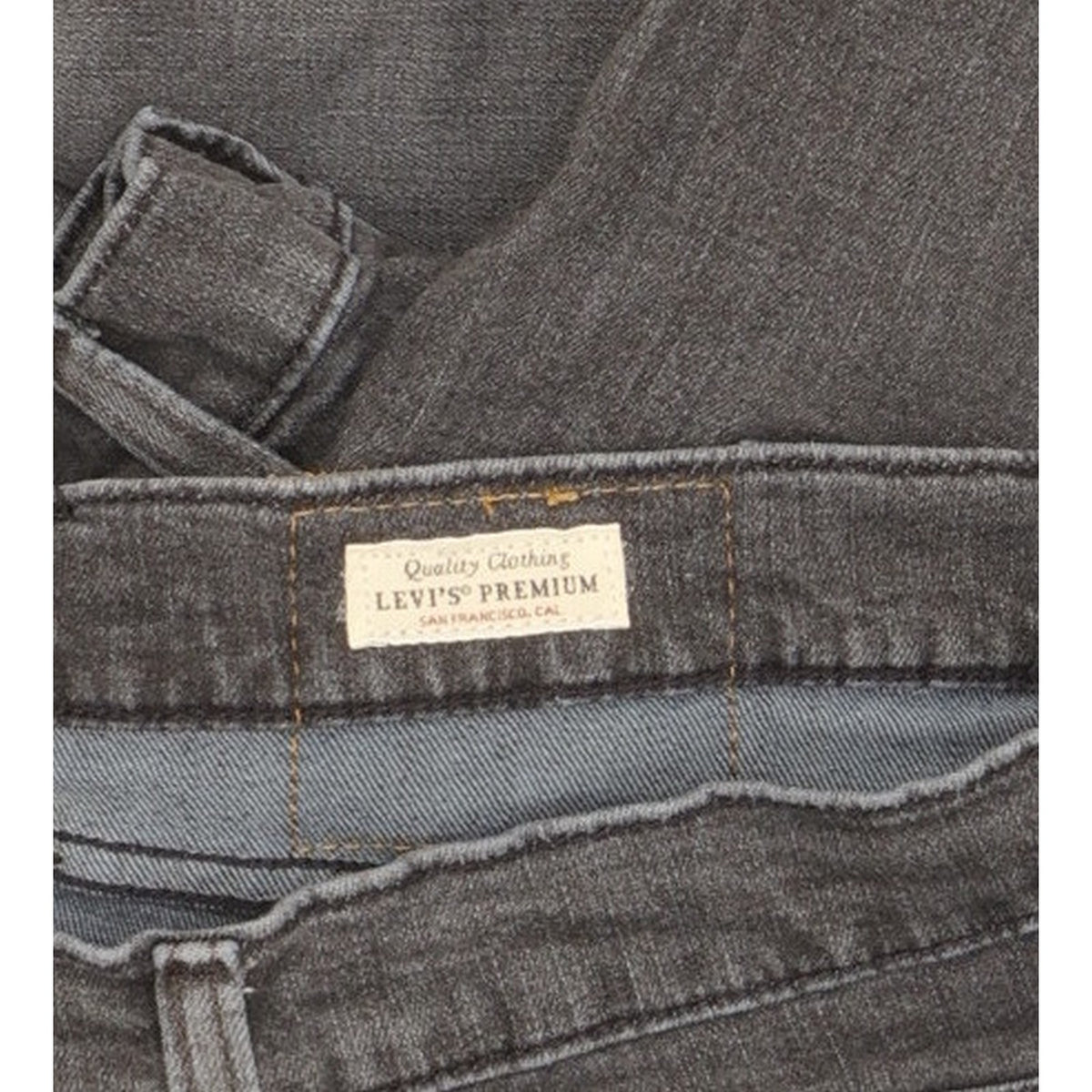 Levi's 511 Men Grey Straight Slim Stretch Jeans W36 L33