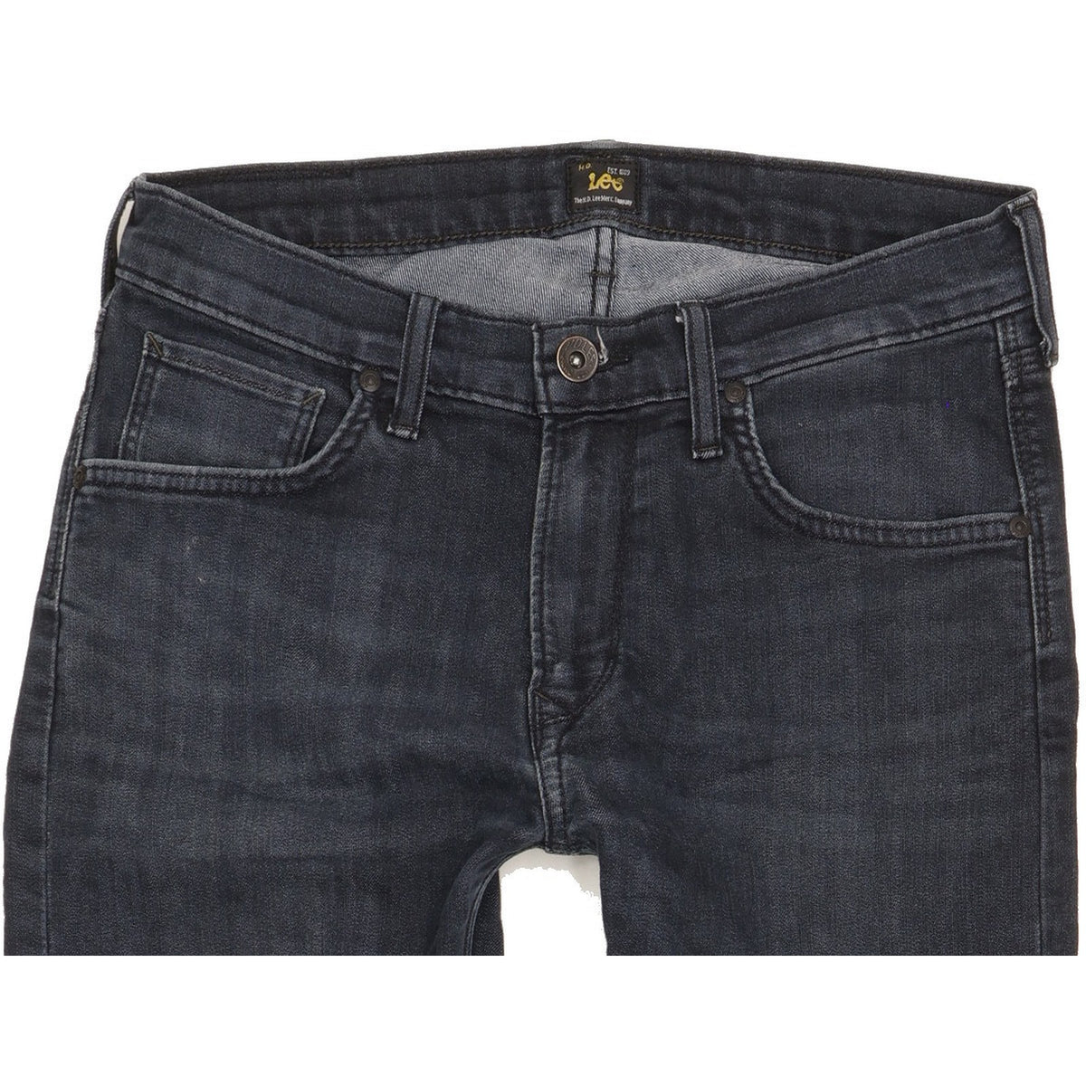 Lee Luke Men Navy Skinny Slim Jeans W30 L32