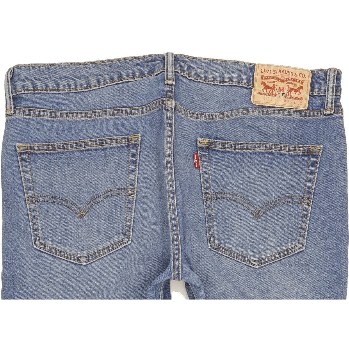 Levi's 511 Men Blue Straight Slim Stretch Jeans W36 L30