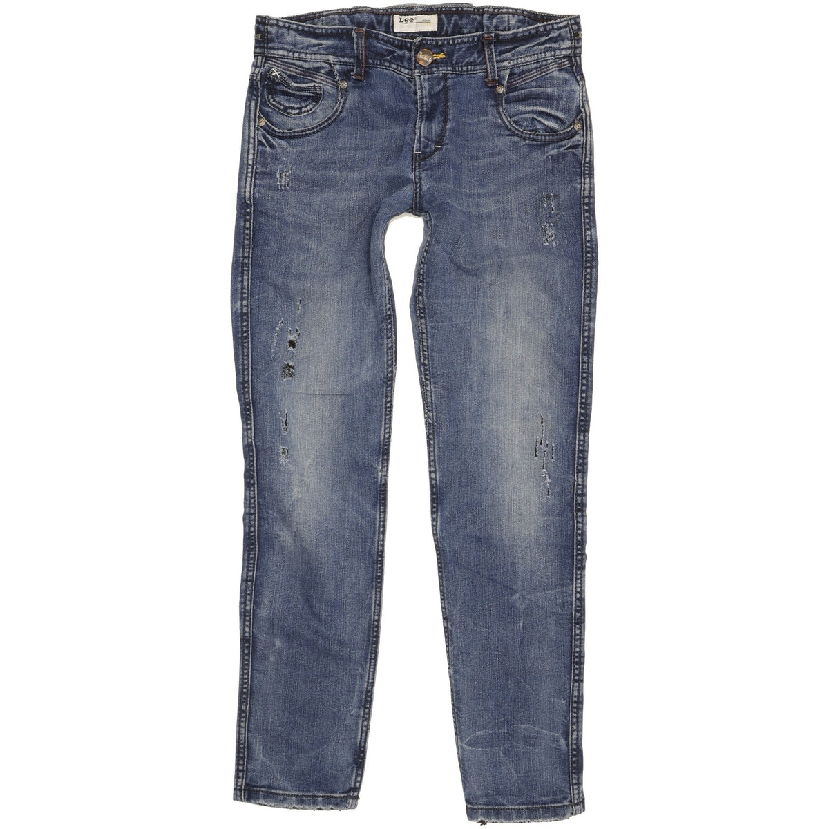 Lee Glennville Women Blue Skinny Slim Stretch Jeans W27 L29