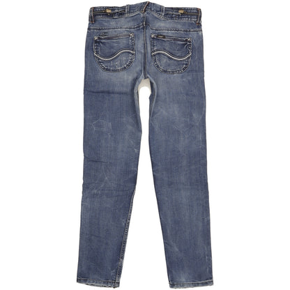 Lee Glennville Women Blue Skinny Slim Stretch Jeans W27 L29