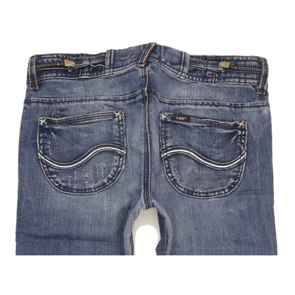 Lee Glennville Women Blue Skinny Slim Stretch Jeans W27 L29