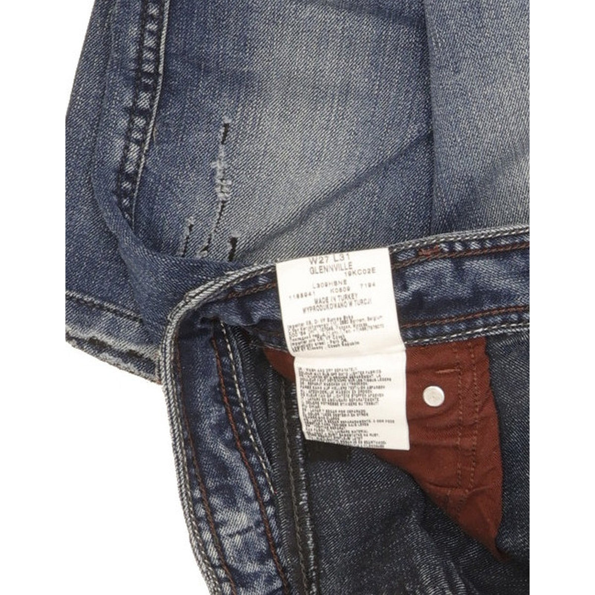 Lee Glennville Women Blue Skinny Slim Stretch Jeans W27 L29