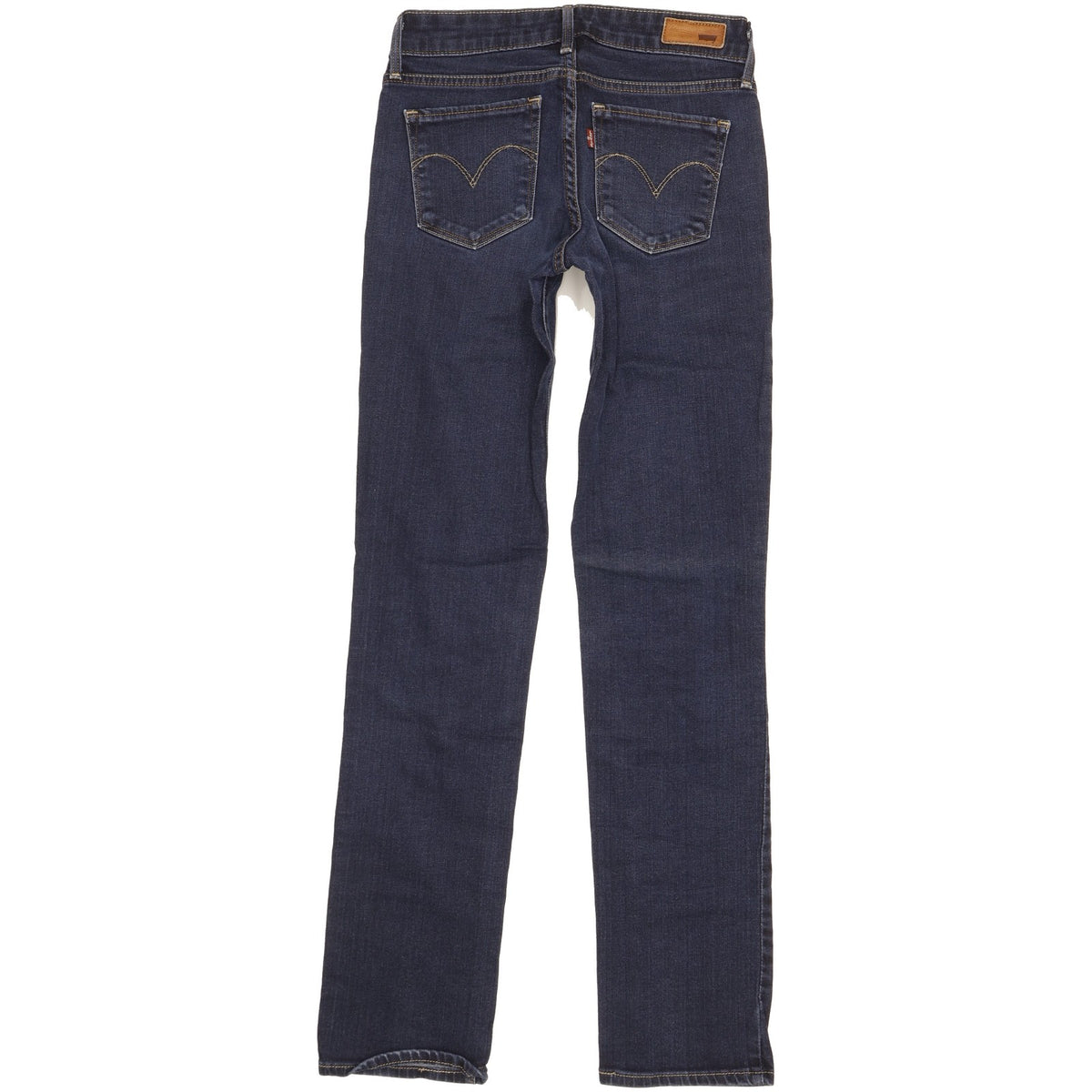 Levi's Demi Curve Blue Straight Slim Stretch Jeans High Waisted W25 L32