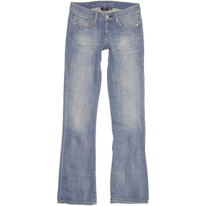 Levi's 553 Women Blue Bootcut Slim Stretch Jeans W25 L33