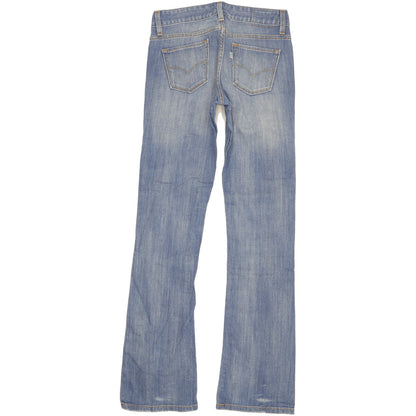 Levi's 553 Women Blue Bootcut Slim Stretch Jeans W25 L33