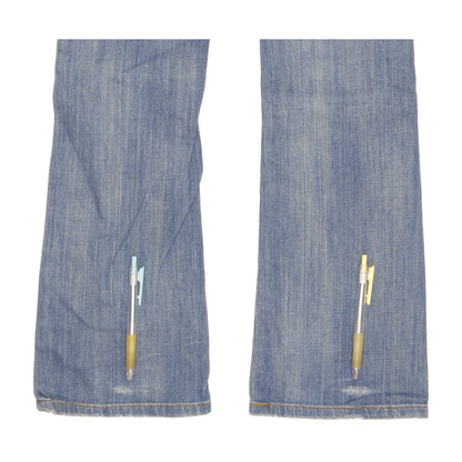 Levi's 553 Women Blue Bootcut Slim Stretch Jeans W25 L33
