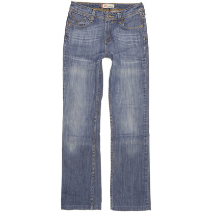 Levi's 627 Women Blue Straight Regular Stretch Jeans W29 L31