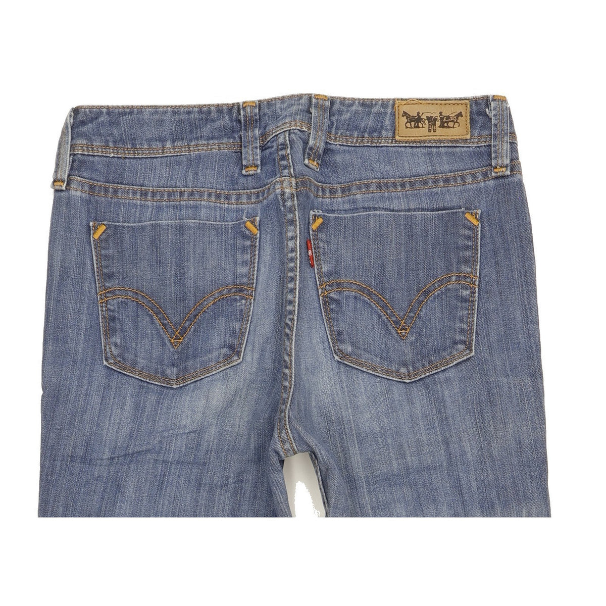 Levi's 627 Women Blue Straight Regular Stretch Jeans W29 L31
