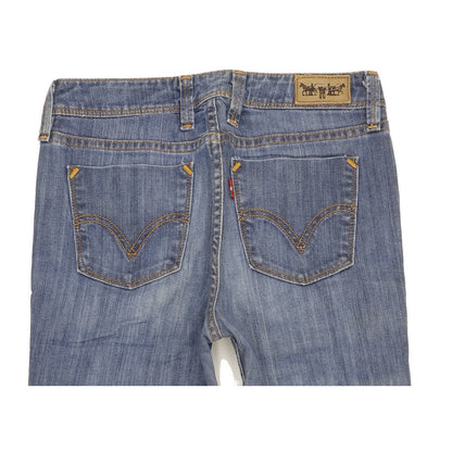 Levi's 627 Women Blue Straight Regular Stretch Jeans W29 L31