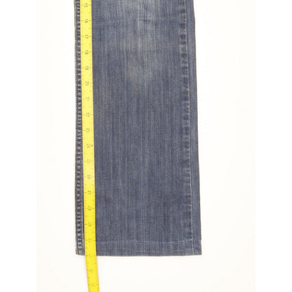 Levi's 627 Women Blue Straight Regular Stretch Jeans W29 L31