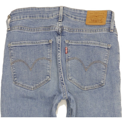Levi's 721 Women Blue Skinny Slim Stretch Jeans W27 L34