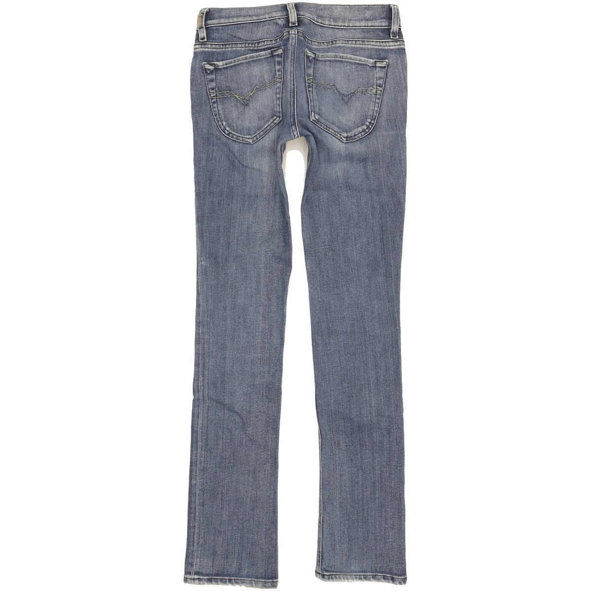 Diesel Liv Women Blue Straight Slim Stretch Jeans W26 L30