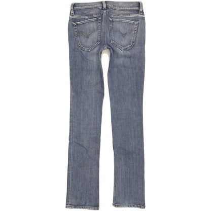 Diesel Liv Women Blue Straight Slim Stretch Jeans W26 L30