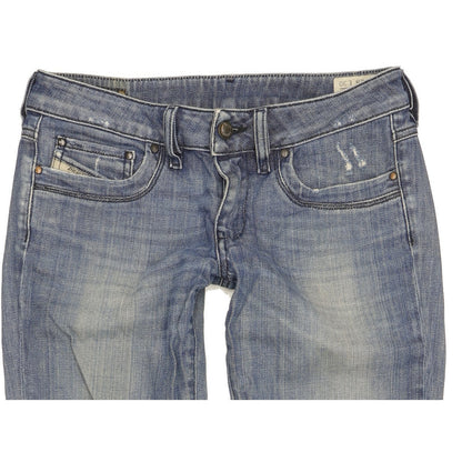Diesel Ronhary Men Blue Straight Slim Stretch Jeans W28 L30