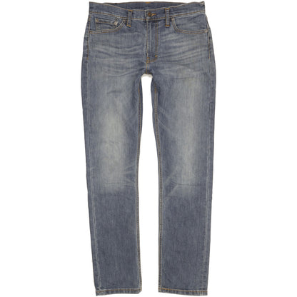Levi's 513 Men Blue Straight Slim Stretch Jeans W33 L34