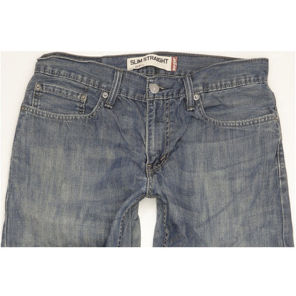 Levi's 514 Men Blue Straight Slim Jeans W31 L32