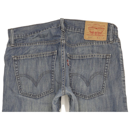 Levi's 514 Men Blue Straight Slim Jeans W31 L32