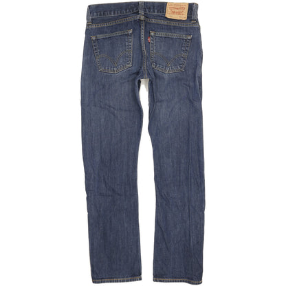 Levi's 512 Men Blue Straight Regular Jeans W34 L32