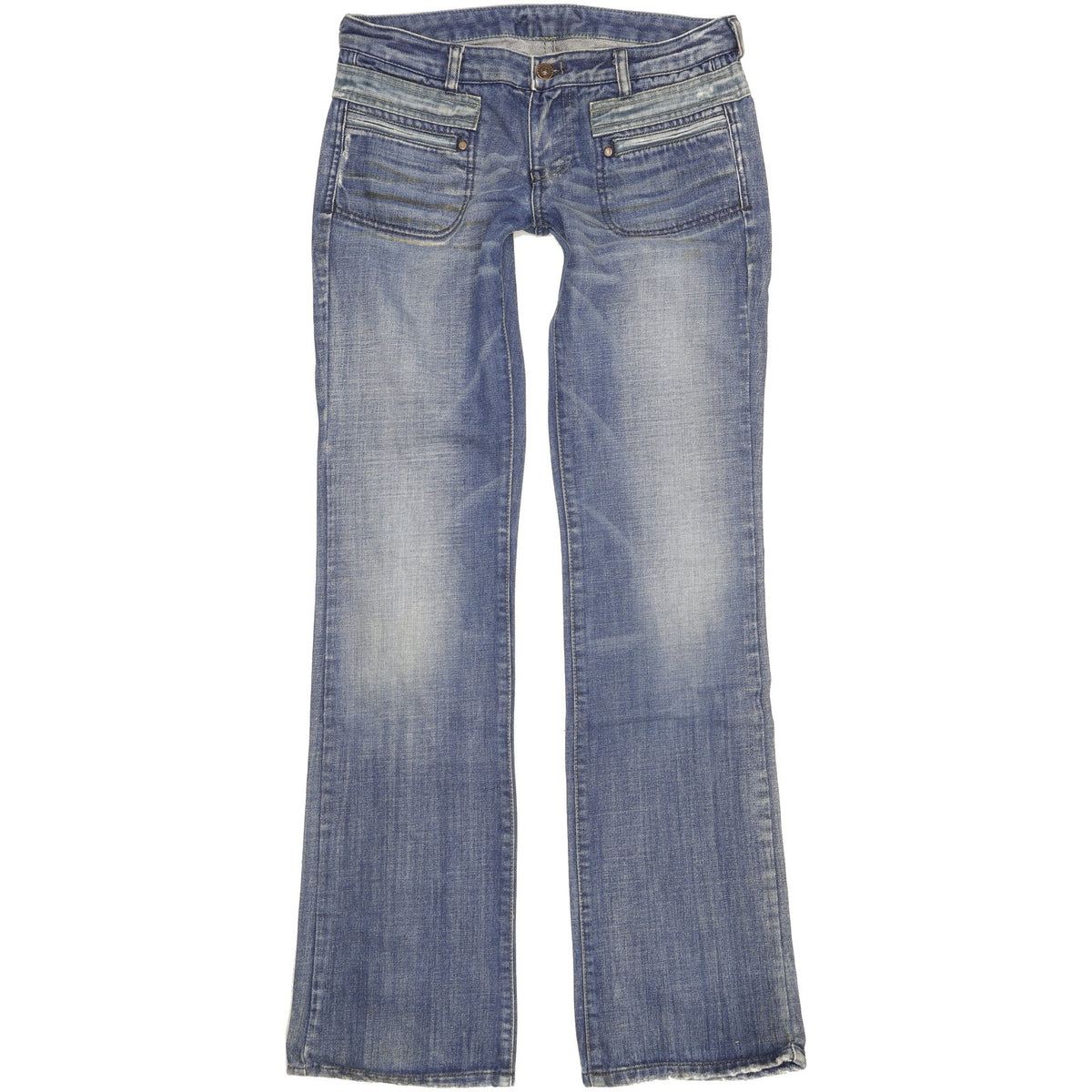 Diesel Crossim Men Blue Bootcut Slim Jeans W28 L34