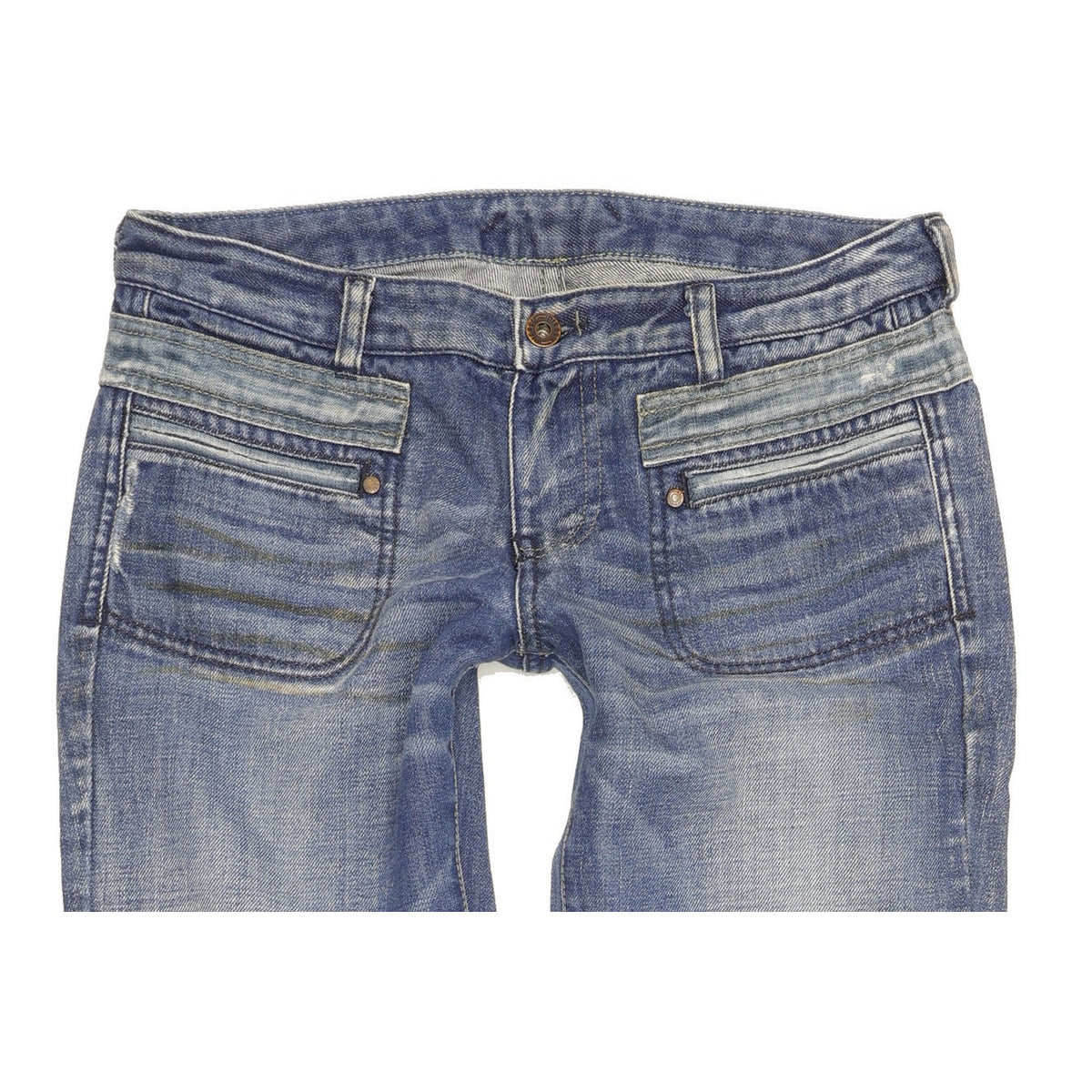 Diesel Crossim Men Blue Bootcut Slim Jeans W28 L34