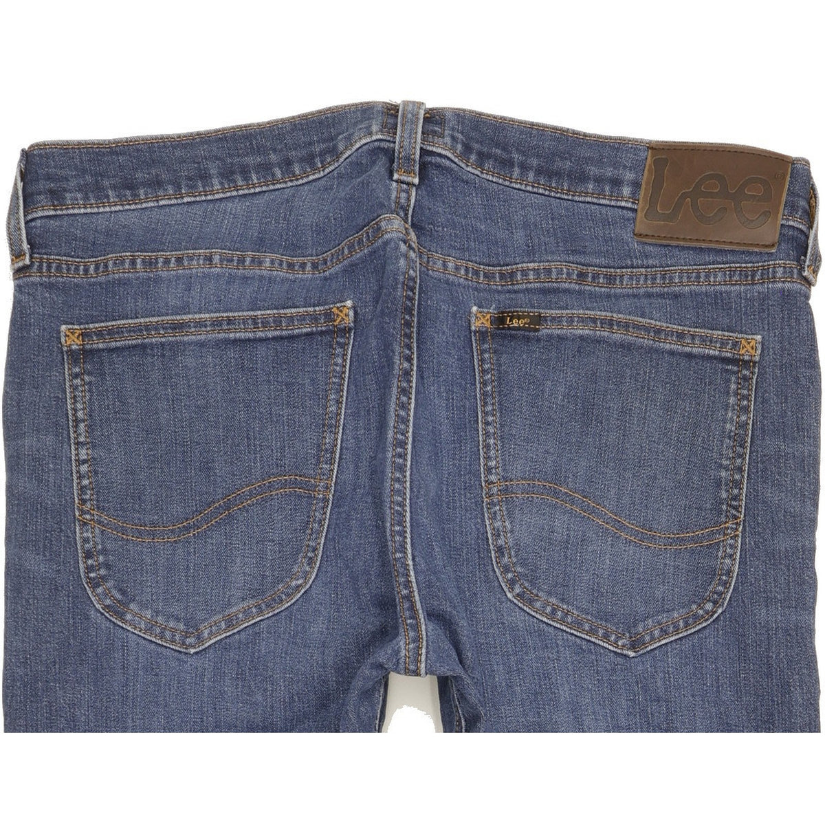 Lee Luke Men Blue Skinny Slim Stretch Jeans W33 L30