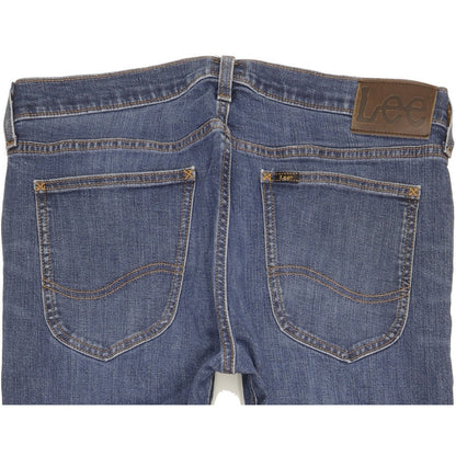 Lee Luke Men Blue Skinny Slim Stretch Jeans W33 L30