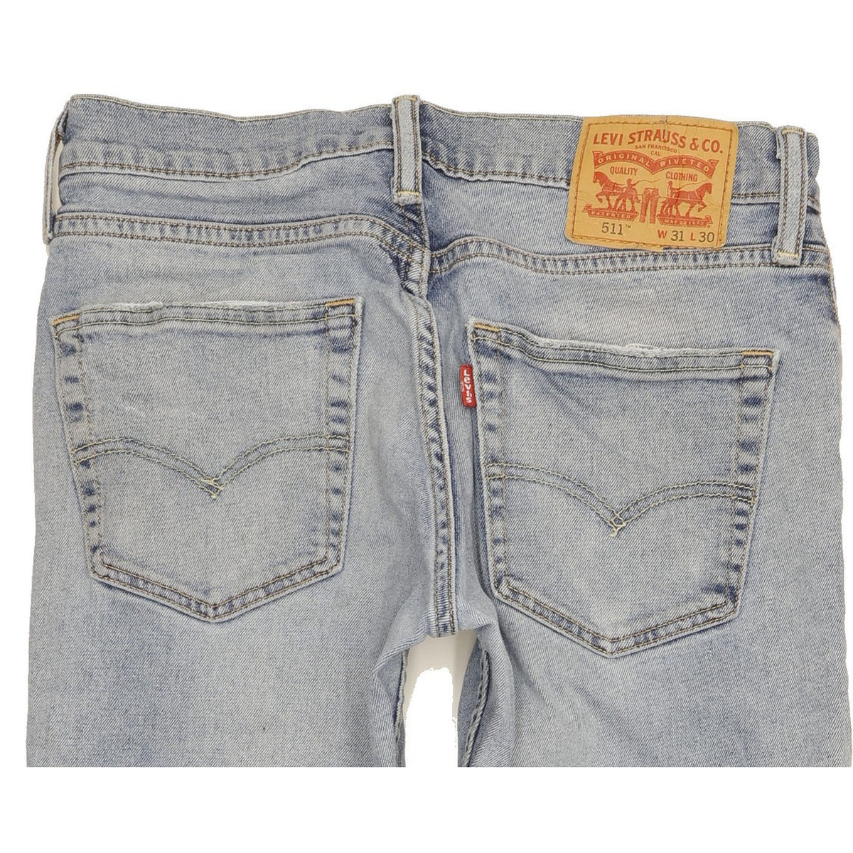 Levi's 511 Men Blue Straight Slim Stretch Jeans W31 L29