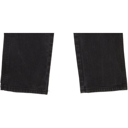 Wrangler Durable Quality Men Black Straight Regular Stretch Jeans W33 L29