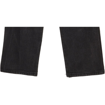 Wrangler Durable Quality Men Black Straight Regular Stretch Jeans W33 L29