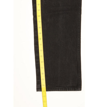 Wrangler Durable Quality Men Black Straight Regular Stretch Jeans W33 L29