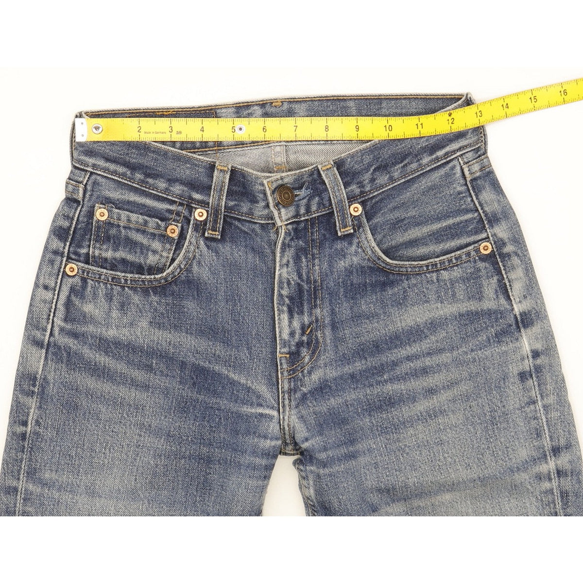 Levi's 595 Men Blue Straight Regular Jeans W26 L30
