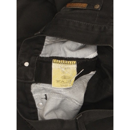 Wrangler Texas Men Black Straight Regular Jeans W31 L32
