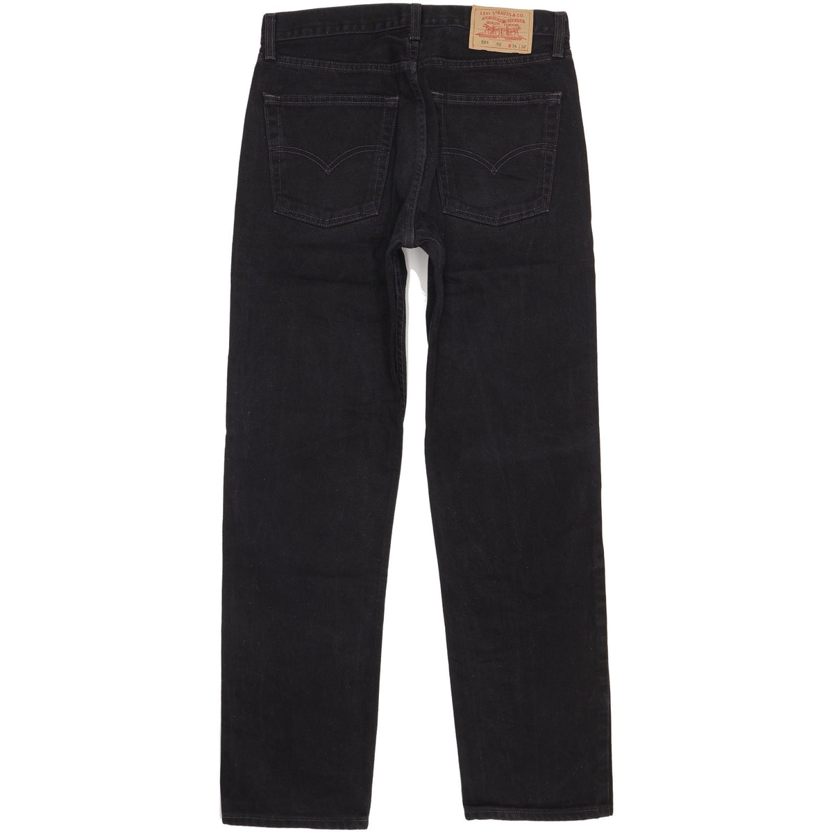 Levi's 521 Men Black Straight Regular Jeans W34 L32