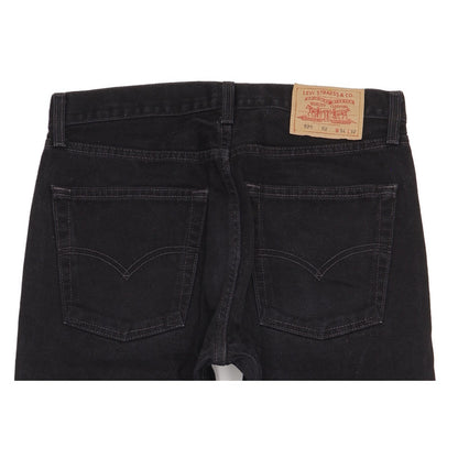 Levi's 521 Men Black Straight Regular Jeans W34 L32