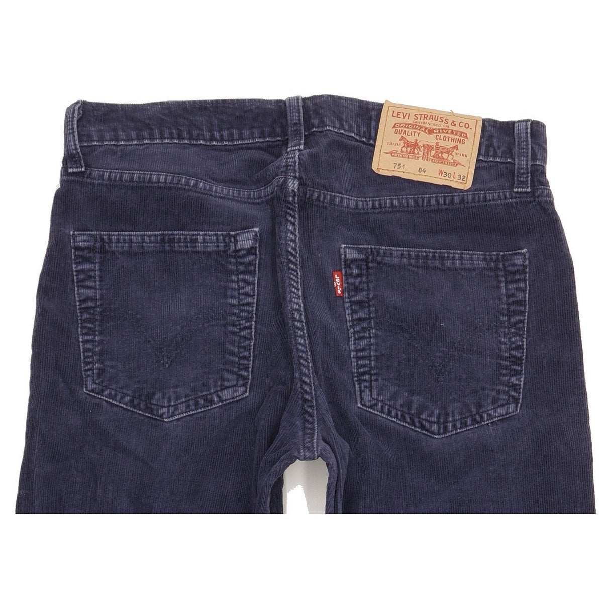 Levi's 751 Men Blue Straight Regular Trousers W30 L29