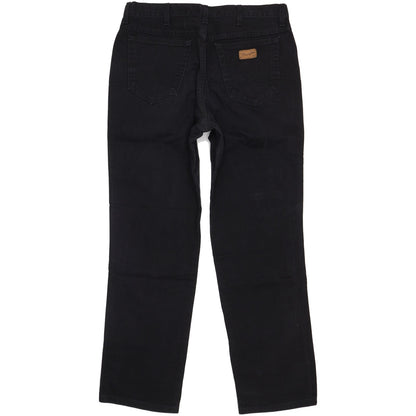 Wrangler Ohio Men Black Straight Regular Jeans W36 L31