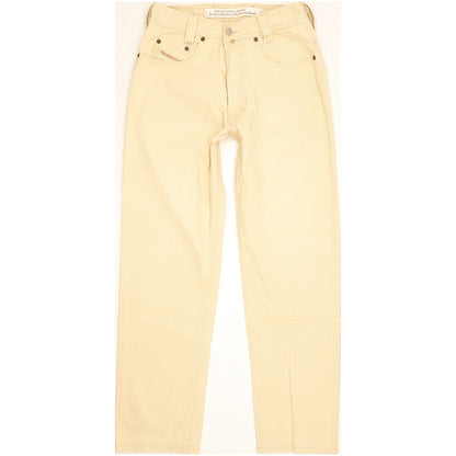 Diesel Saddle Baggy Men Beige Tapered Relaxed Jeans W29 L30