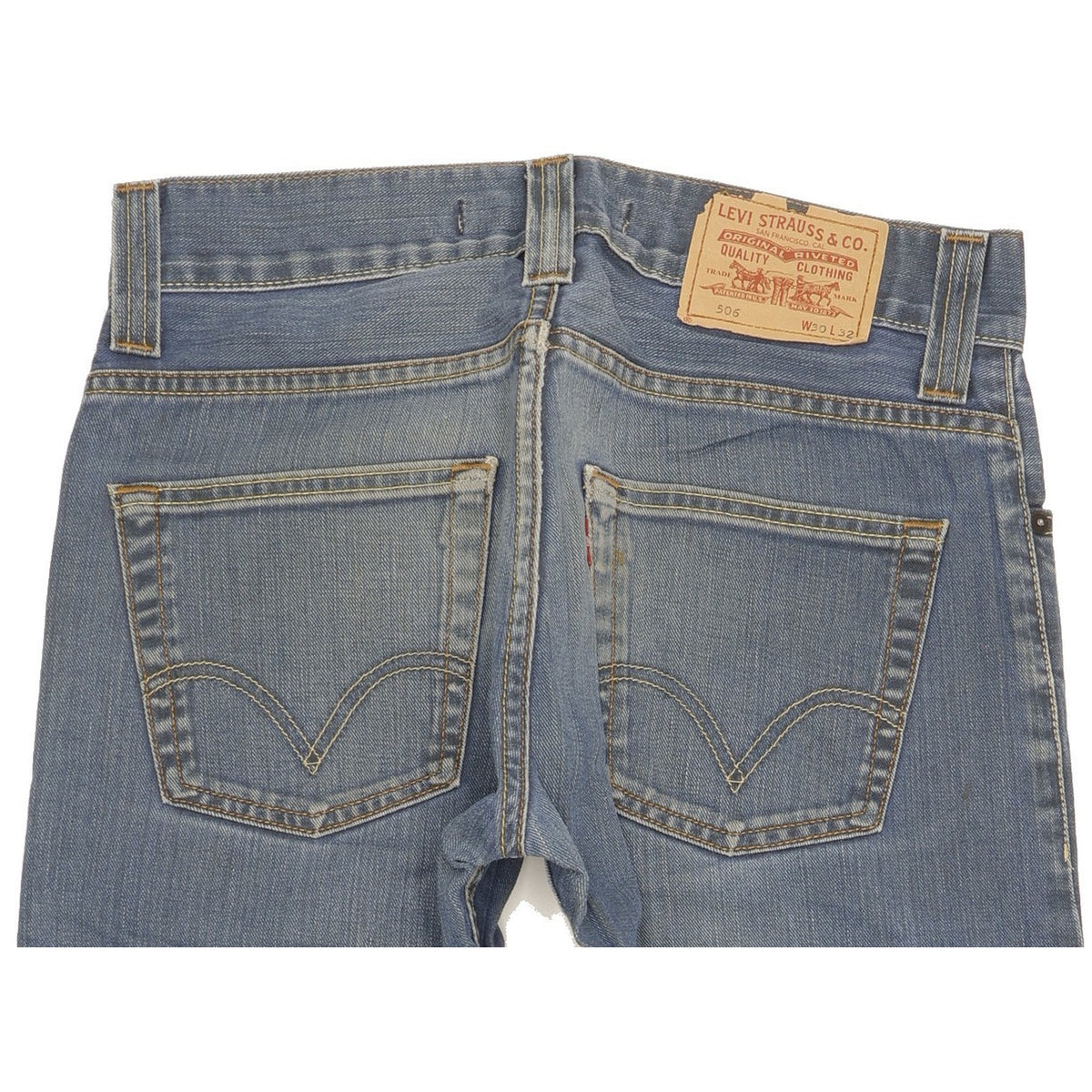 Levi's 506 Men Blue Straight Regular Jeans W30 L31