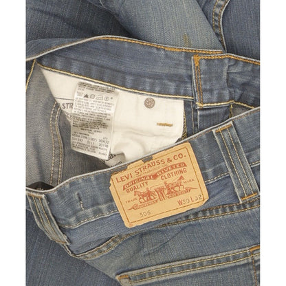 Levi's 506 Men Blue Straight Regular Jeans W30 L31