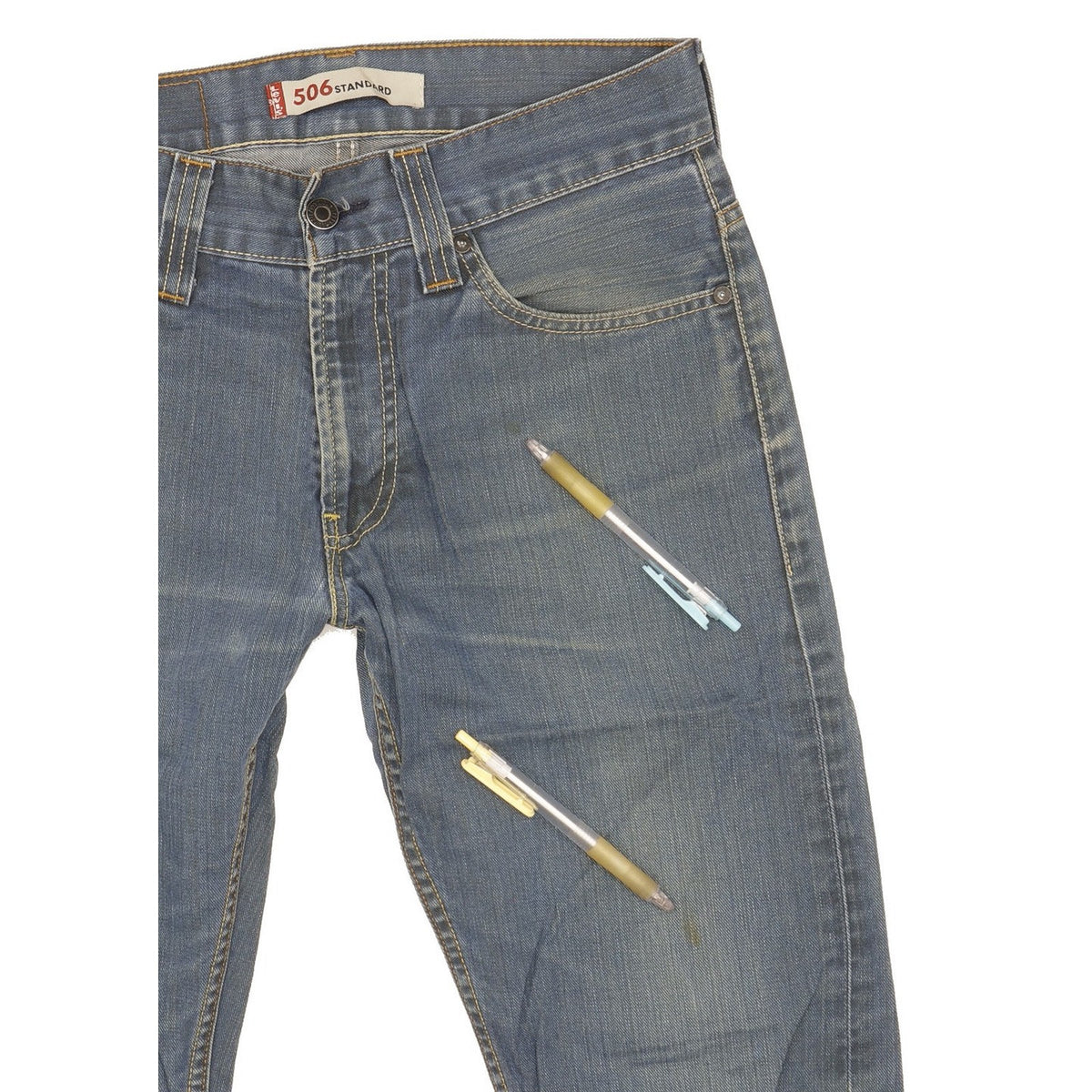 Levi's 506 Men Blue Straight Regular Jeans W30 L31