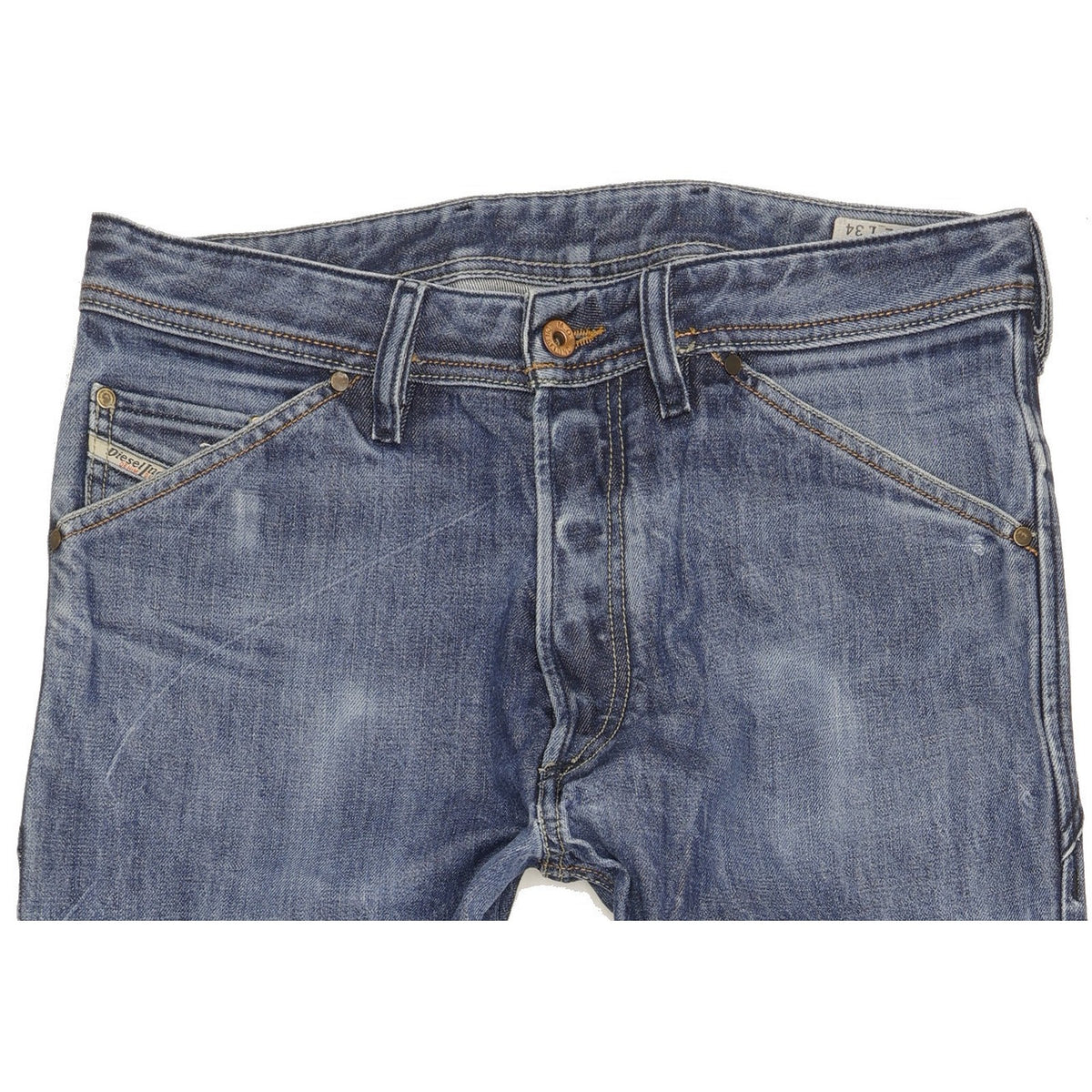 Diesel Jodar Men Blue Tapered Regular Jeans W32 L32