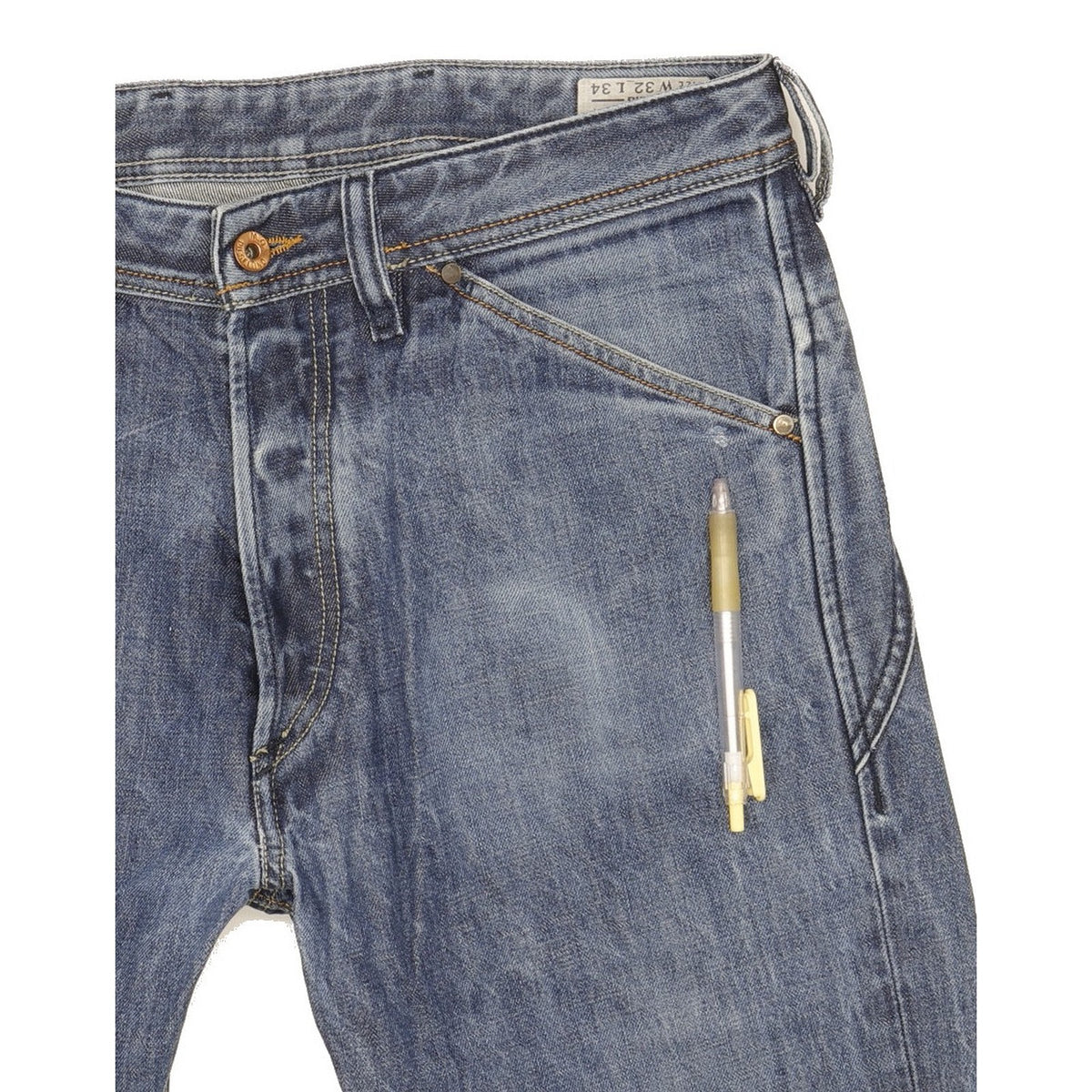 Diesel Jodar Men Blue Tapered Regular Jeans W32 L32