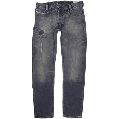 Diesel Heeven Men Blue Straight Slim Jeans W31 L32