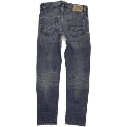 Diesel Heeven Men Blue Straight Slim Jeans W31 L32