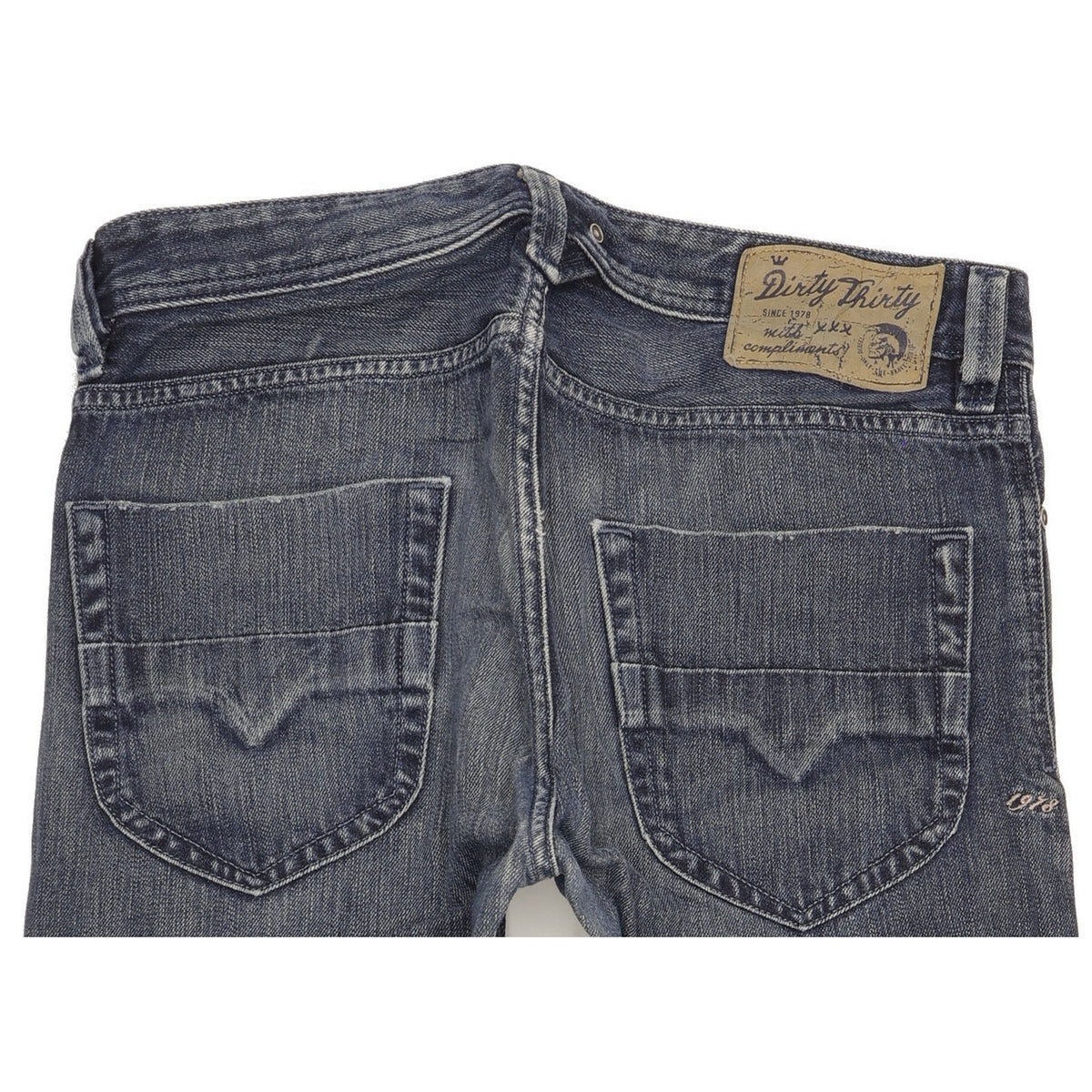 Diesel Heeven Men Blue Straight Slim Jeans W31 L32