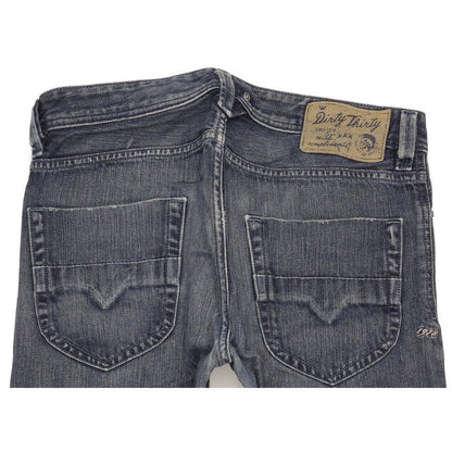 Diesel Heeven Men Blue Straight Slim Jeans W31 L32